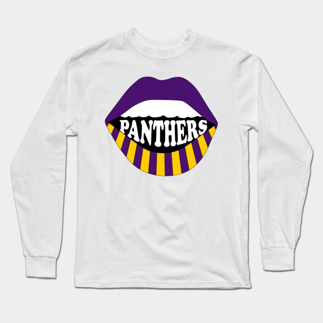 Northern Iowa Lips Long Sleeve T-Shirt by sydneyurban